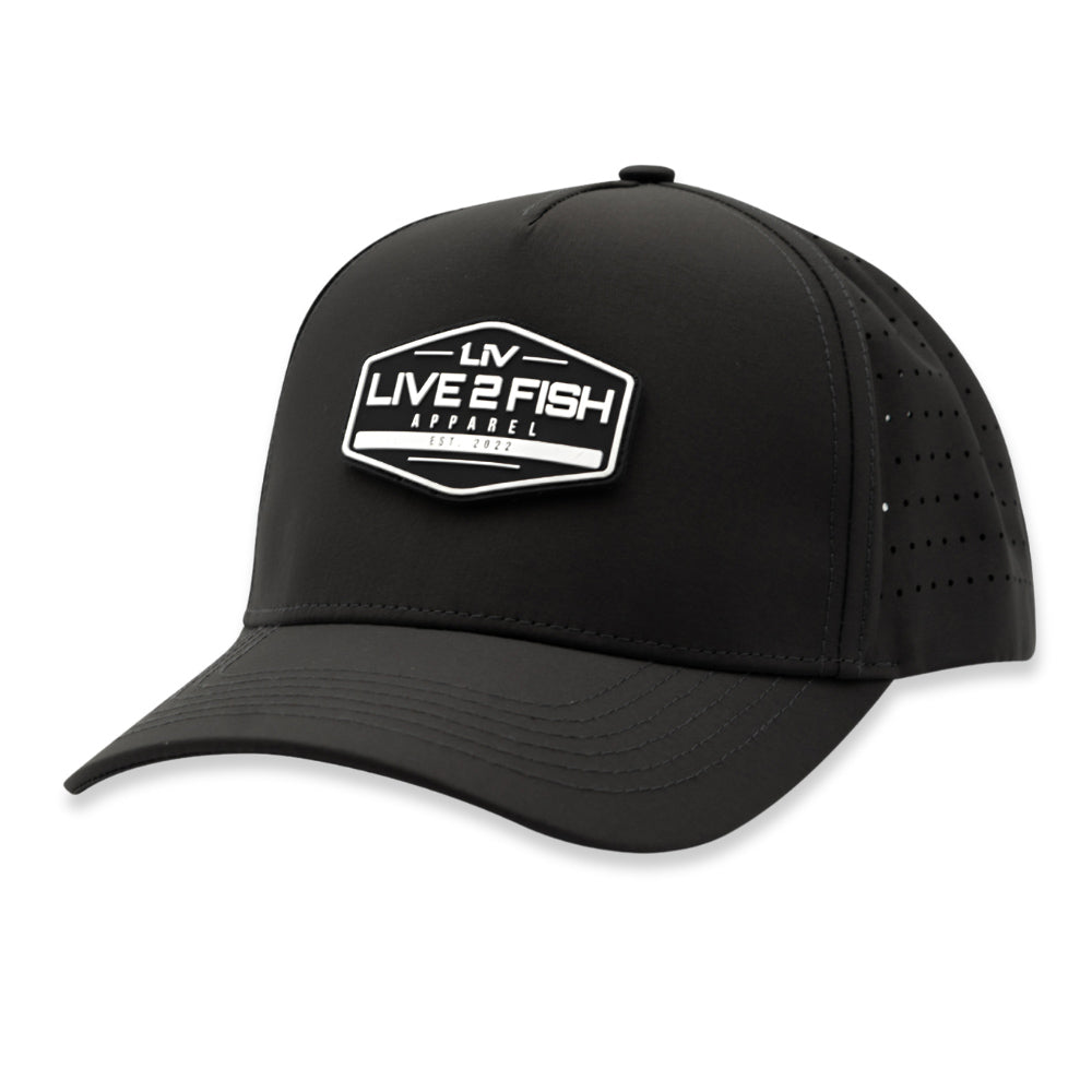 LIV CHARCOAL APPAREL HAT - LIVE 2 FISH